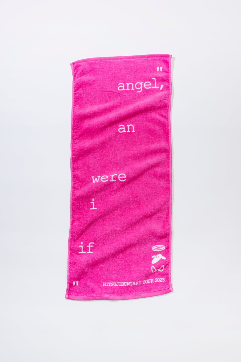if i were an angel, フェイスタオル [PINK] – 羊文学 Official Store