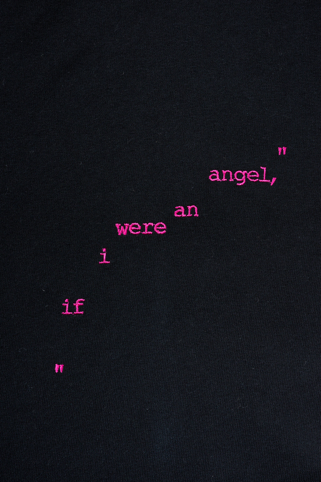 if i were an angel, Tシャツ [FC限定] [BLACK] – 羊文学