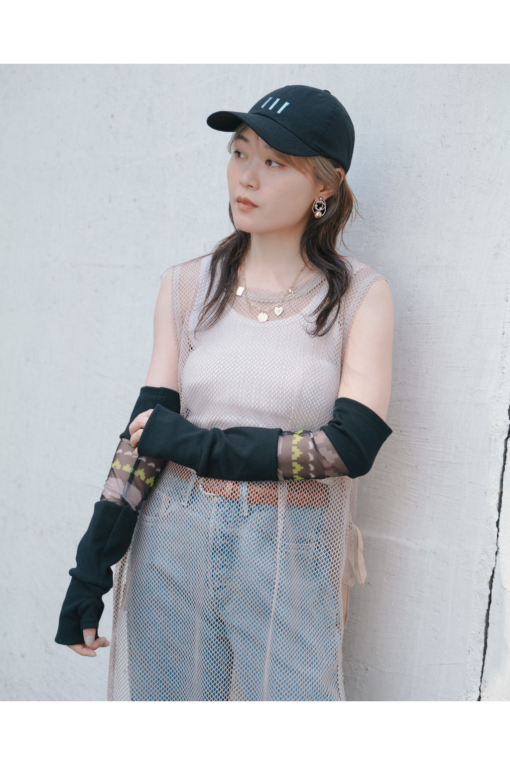 JINGER】アームカバー【J-7011/GRY】 | JINGER