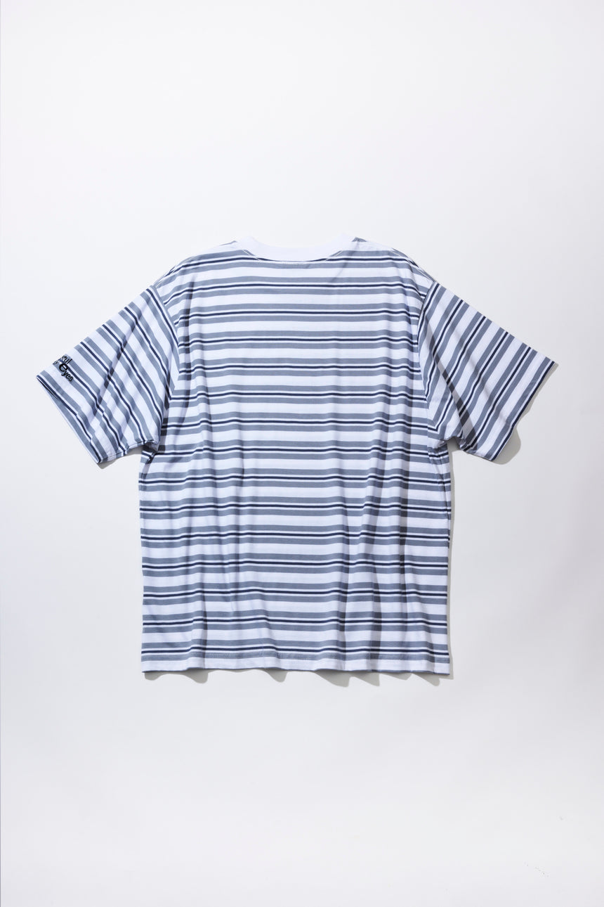 Sheep striped T-shirt [GRAY]