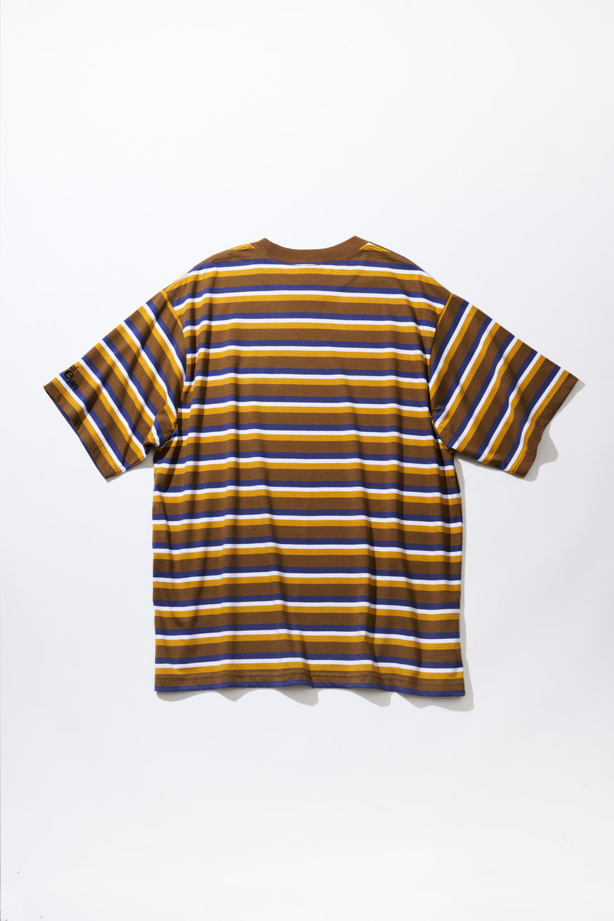 Sheep striped T-shirt [BROWN]