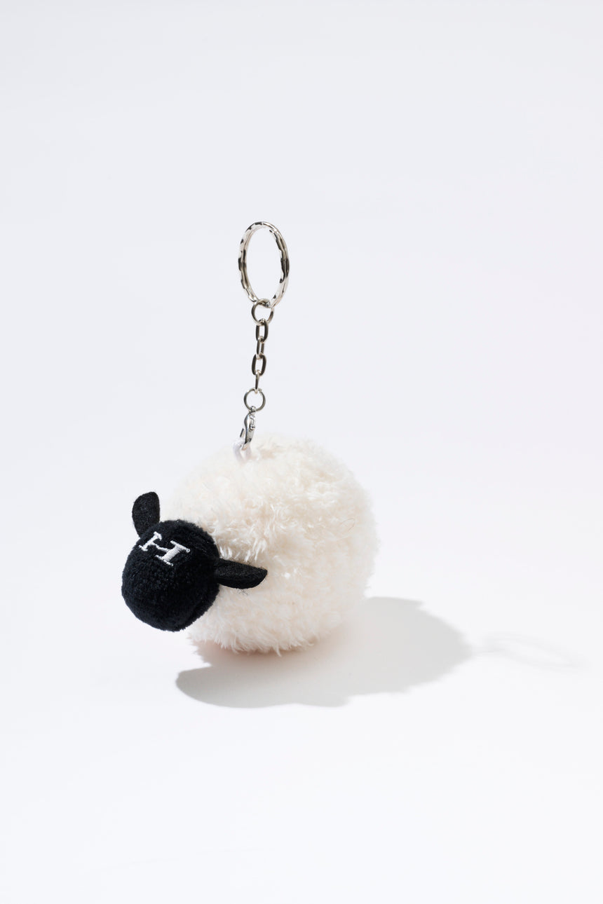 Sheep stuffed toy keychain