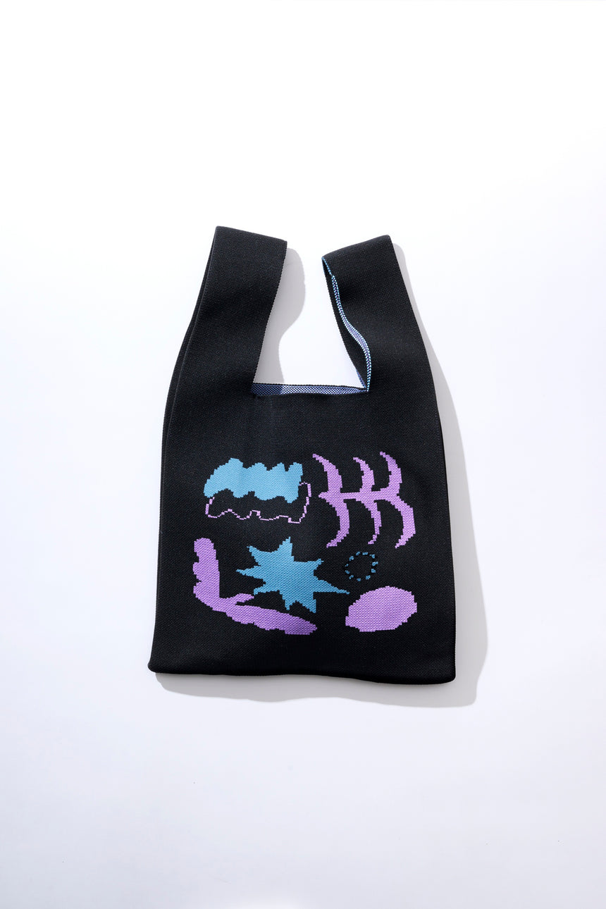 ”magic pieces” knit bag