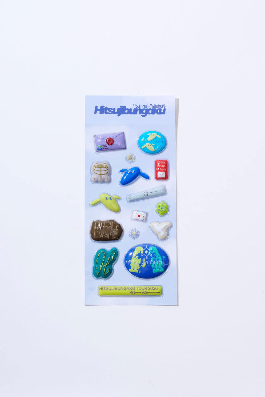 Hitsujibungaku Puffy Stickers