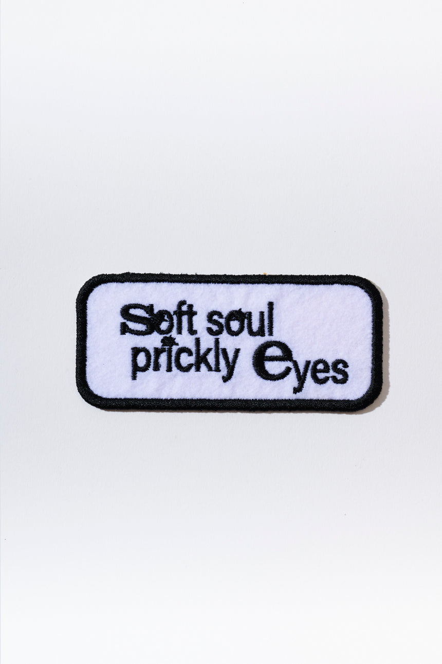 Customize your own badge sticker [soft soul, prickly eyes]