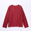 MINDFUL BREATHING Long Sleeve T-shirt [RED]