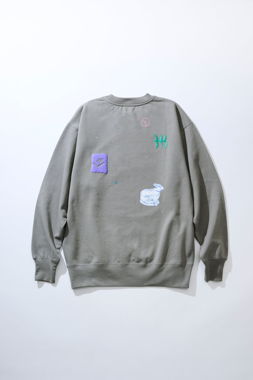 ”magic words” sweat shirts [GRAY]