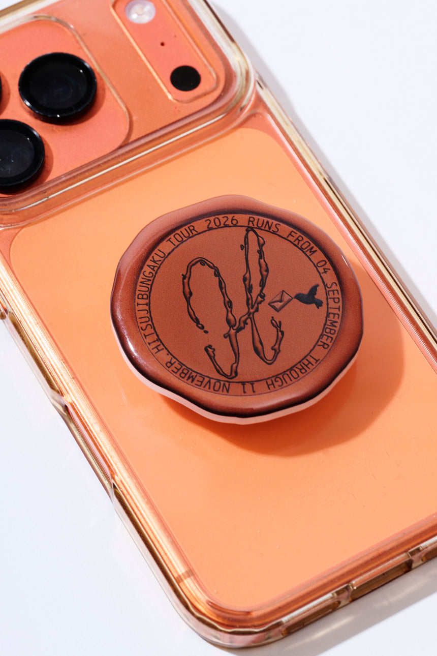 Sealing Wax Phone Grip [BROWN]