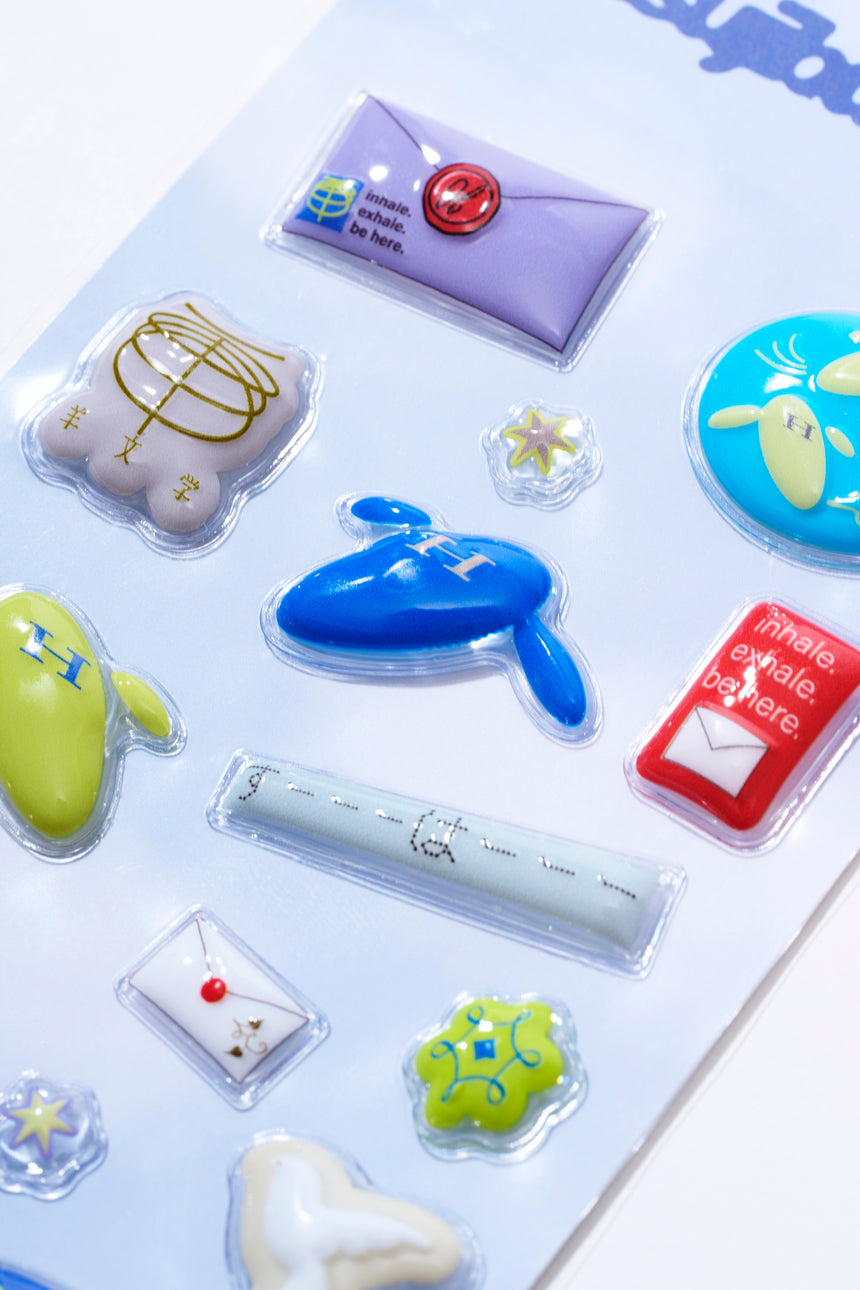 Hitsujibungaku Puffy Stickers