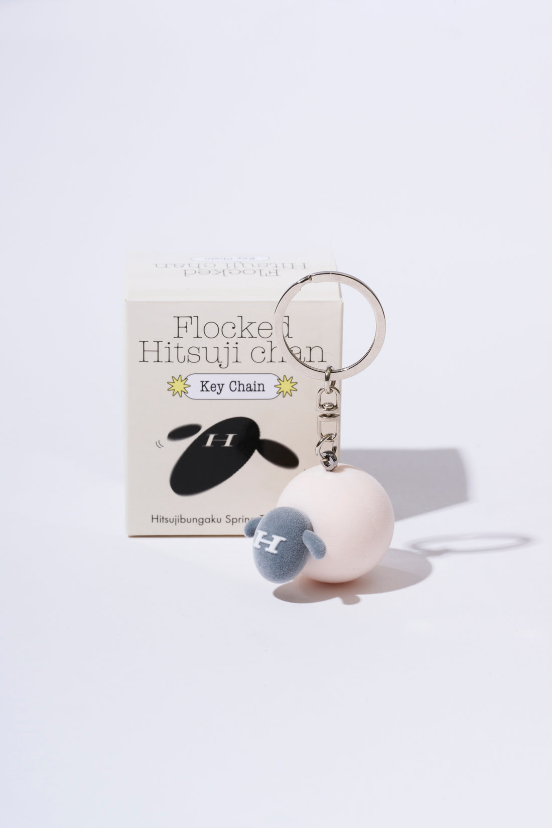 Sheep flocked keychain – 羊文学 Official Store
