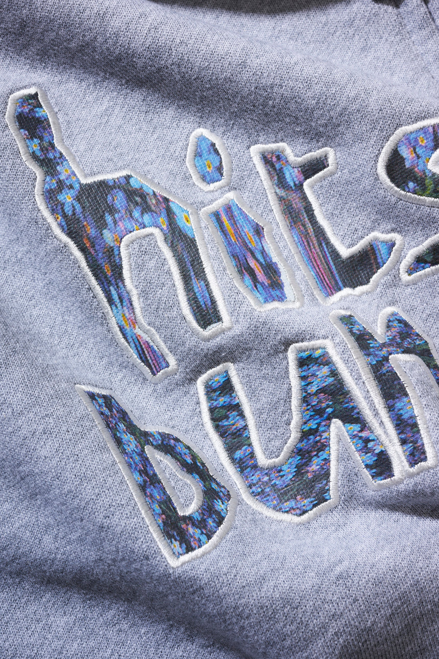 SPRING FLOWER zip-up hoodie[GRAY]