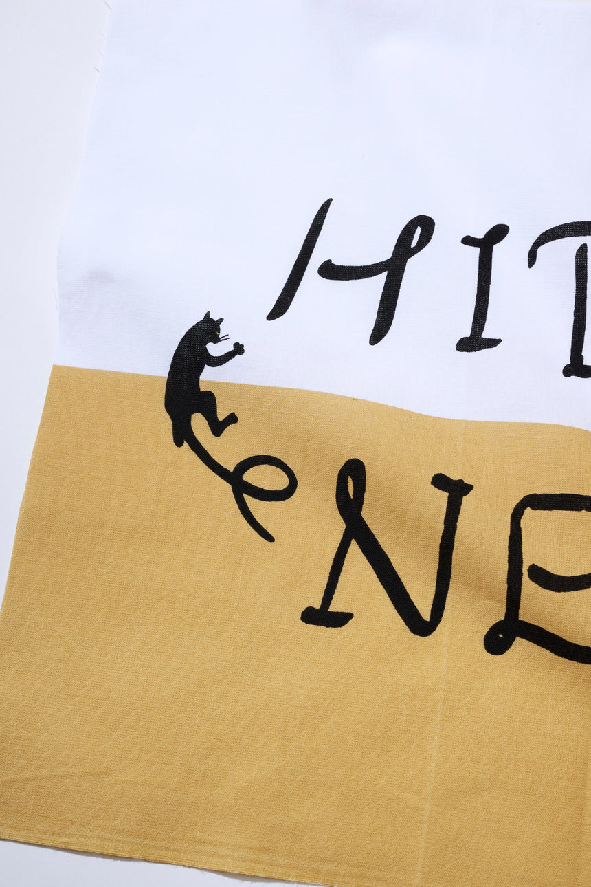 "I love cats x Tanaka Misaki" tenugui