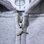 SPRING FLOWER zip-up hoodie[GRAY]