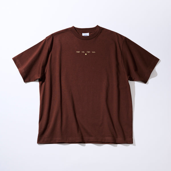 Right now, right here. T-shirt [BROWN] – 羊文学 Official Store