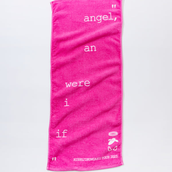 if i were an angel, フェイスタオル [PINK] – 羊文学 Official Store
