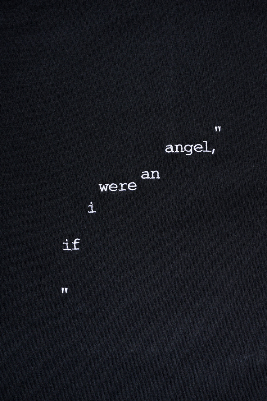 if i were an angel, T-shirt [BLACK]