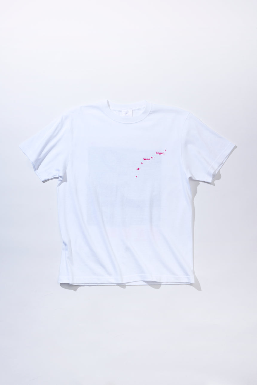 if i were an angel, T-shirt [WHITE]